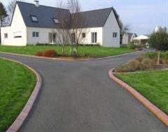 Beautiful Eurobrick Edging to a Tarmac Road