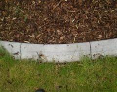 A Close Up of a Plain Sloping Border Edge