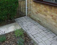 A Lovely Stencilled Pathway A Lovely Stencilled Pathway