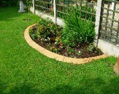 Eurobrick Edging round a planter area Eurobrick Edging round a planter area
