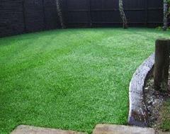 Artificial Grass and Eurostle edging at Kinsoe Leys, MK