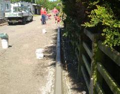 Another view of how straight our commercial edging is. Another view of how straight our commercial edging is.