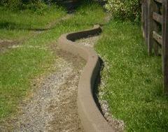 Uphill commercial kerb in training Uphill commercial kerb in training