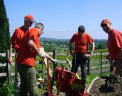 Some of the Kwik Kerb Team discussing the commercial kerbing Some of the Kwik Kerb Team discussing the commercial kerbing