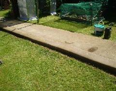 Another view of this matching Exposed Aggregate Kerbing and Concrete Pathway